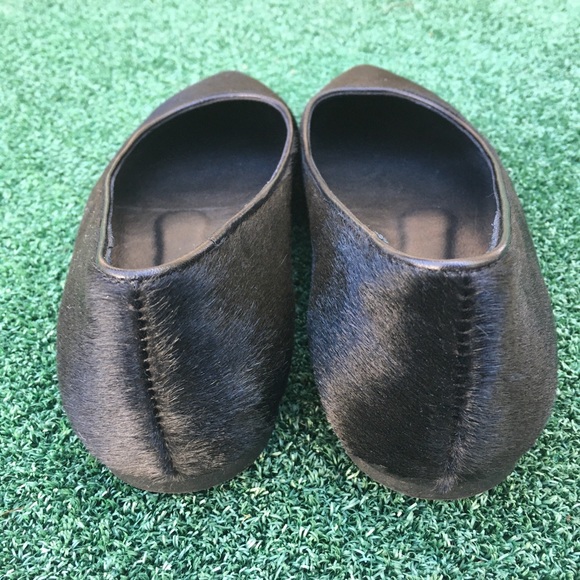 NWT Anine Bing Colette Pony Hair Flat Black 37 - Picture 7 of 9